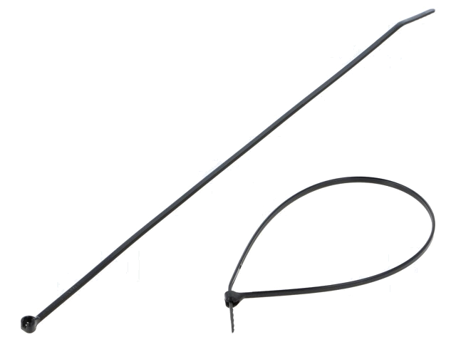 Kabelbinder; met metalen sluiting; L: 201mm; W: 2,4mm; polyamide Kabelbinder; met metalen sluiting; L: 201mm; W: 2,4mm; polyamide